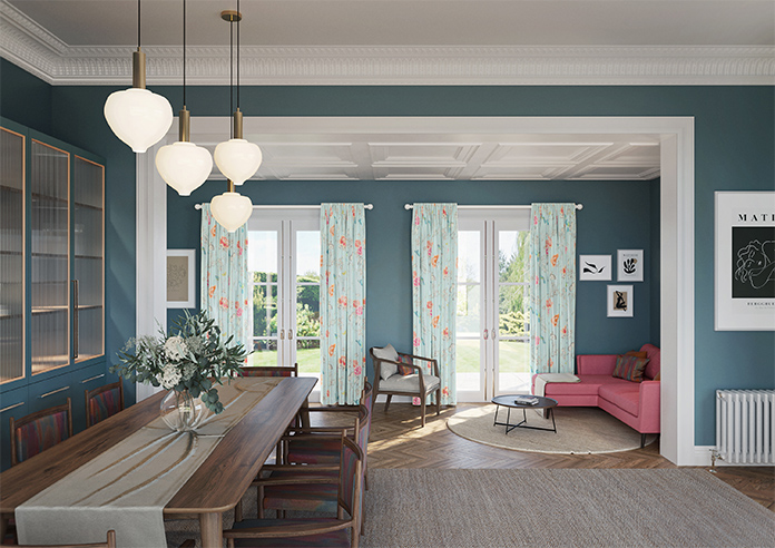 Borneo, Powder Blue - Made to Measure Curtains - Image 14